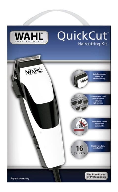 Maquina Wahl Quick Cut Cortadora Kit 16 Piezas