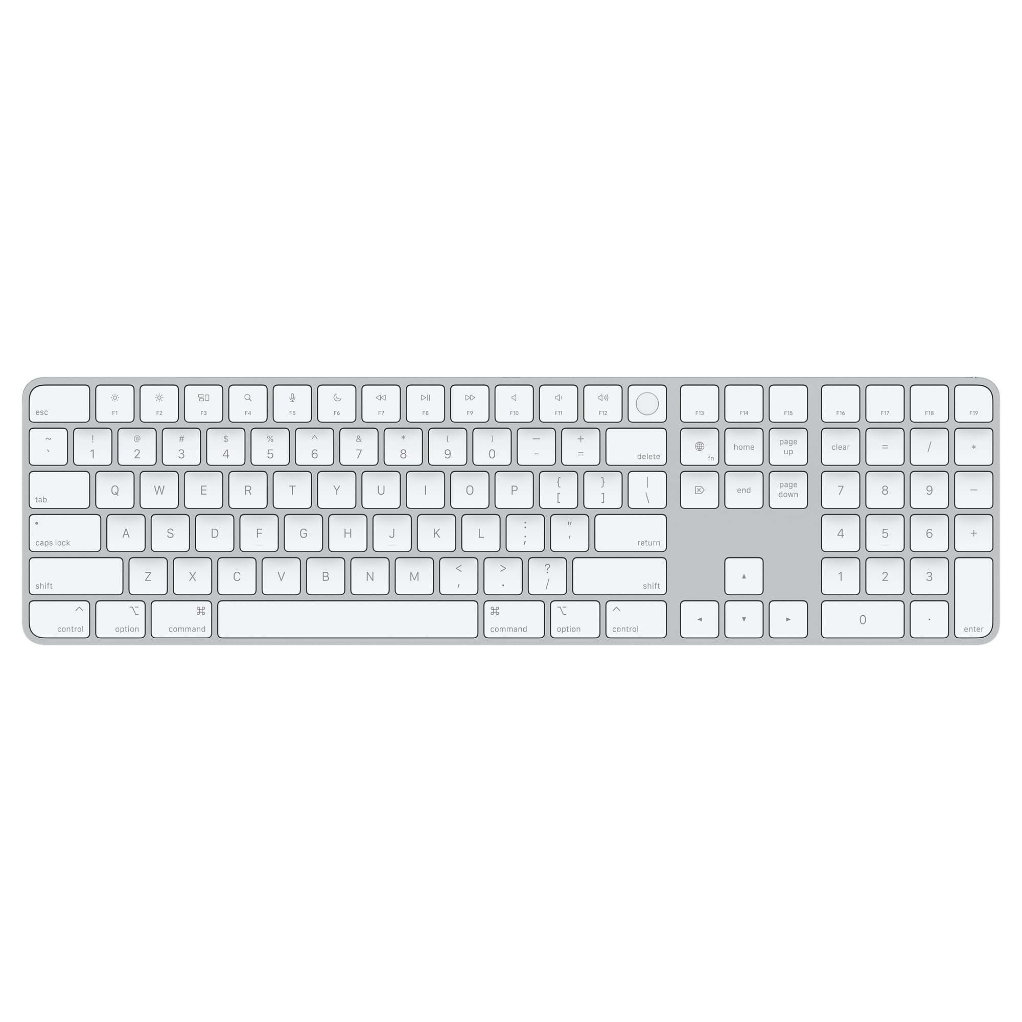 Magic Keyboard Con Touch Id - Teclado Numerico En Ingles De Apple A2520