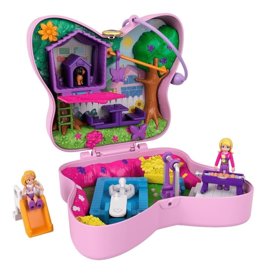 Set Polly Pocket - Escuche De Aventura Mariposa Gtn21