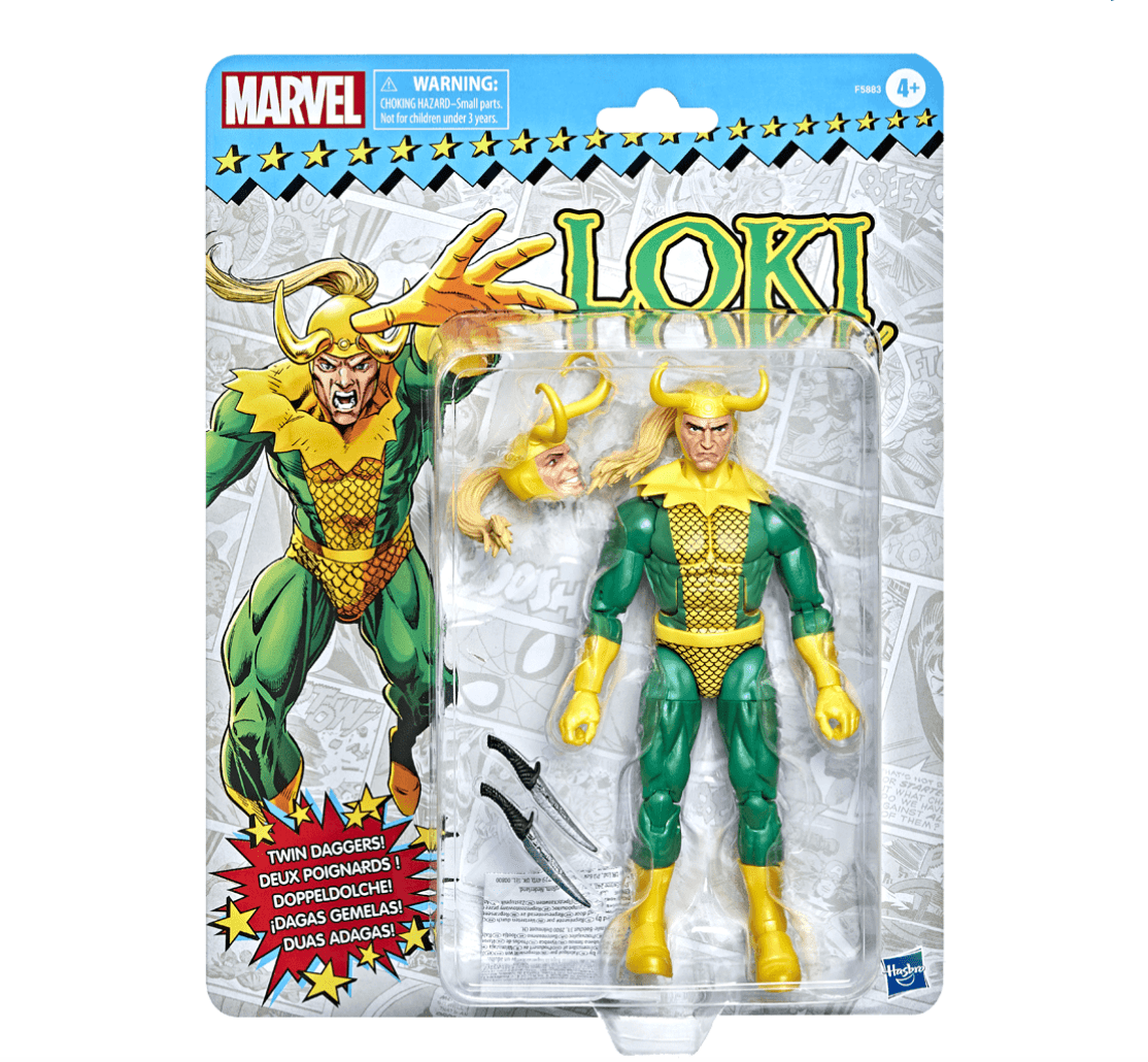 Figura Coleccionable Legends Series Loki Retro - Marvel