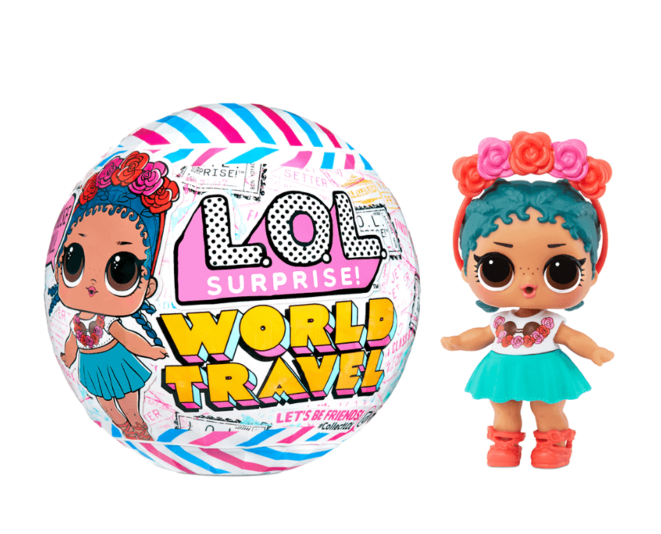 Set De Muñecas Lol Surprise - World Travel Viajera + 8 Sorp 576013euc