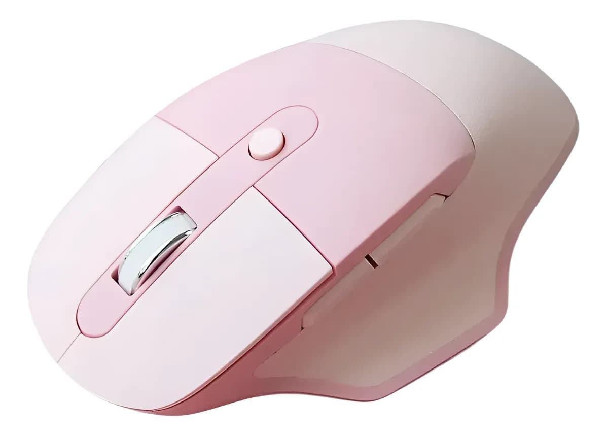Mouse Dual Bluetooth Inalambrico Ergonomico 2.4g Mofii M4dm Rosado/Azul