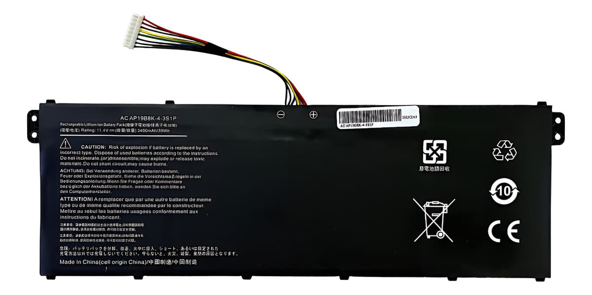 Bateria Para Acer Aspire 3 A315-56 A315-57 A315-58 Ap19b8k Negro
