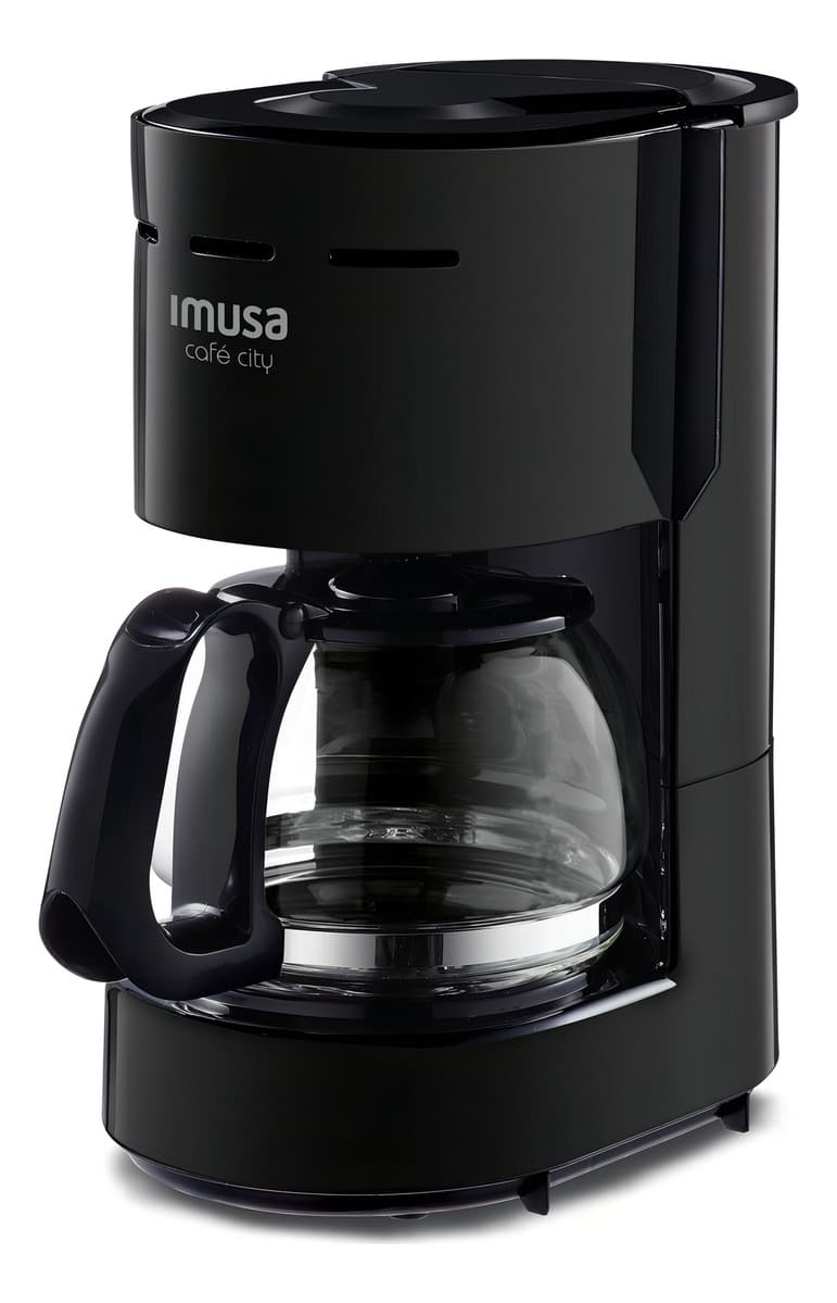 Cafetera Imusa Cafe City 6 Tazas 0.9L Color Negro
