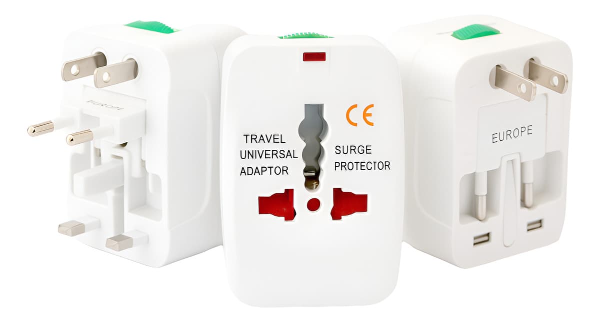 Enchufe Adaptador De Corriente Universal Para Viaje De Carga Mundial