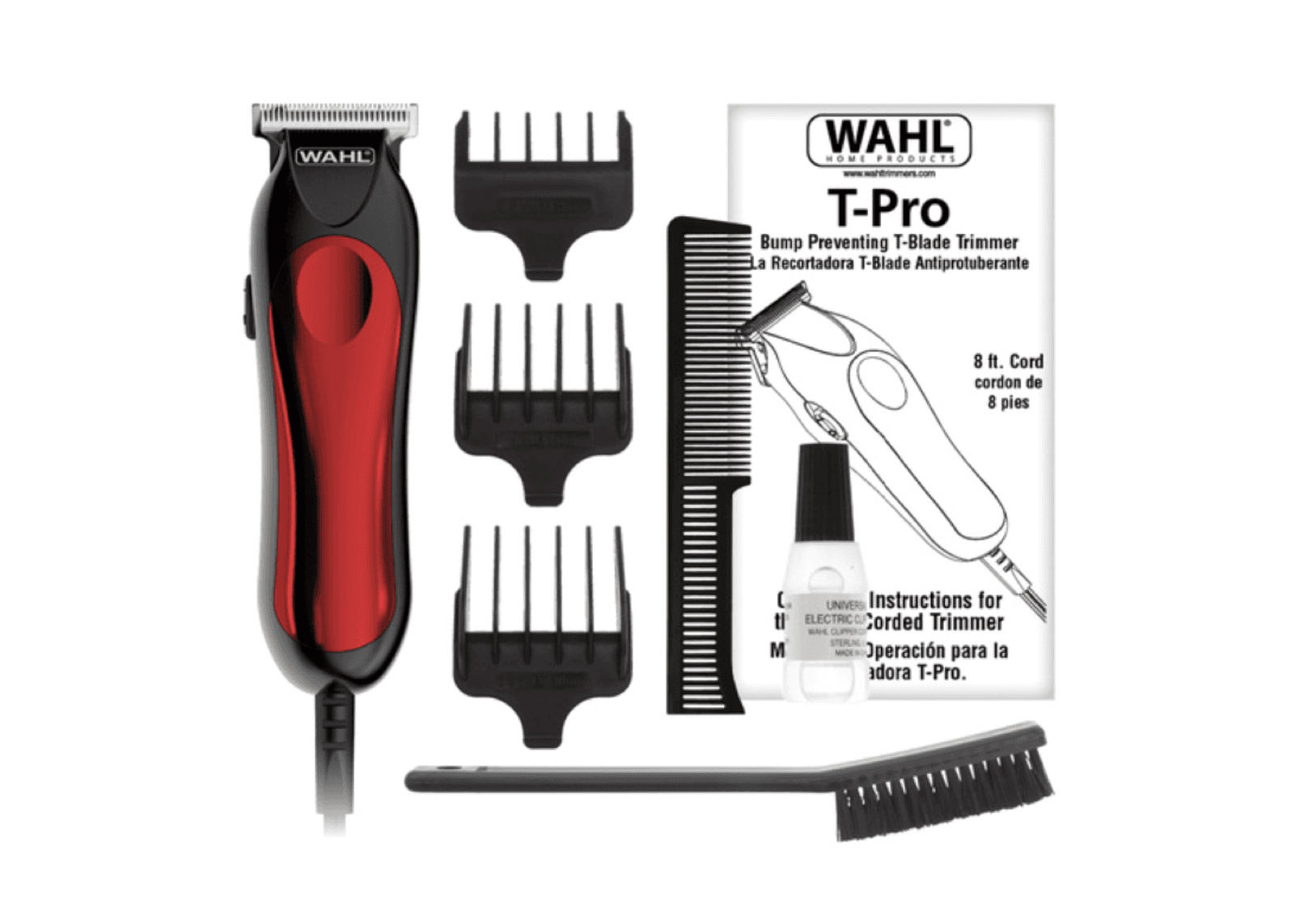Máquina Patillera Wahl Mini T Pro Corder Original 09307-308