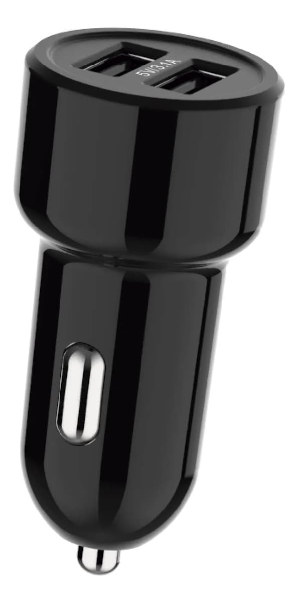 Cargador Monster Para Cigarrera De Carro 3.1a 5v Negro