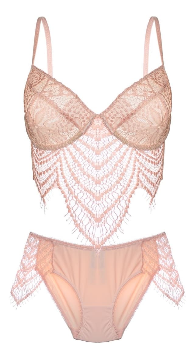 Lencería Sexy Lili Pink Para Mujer Color Pink