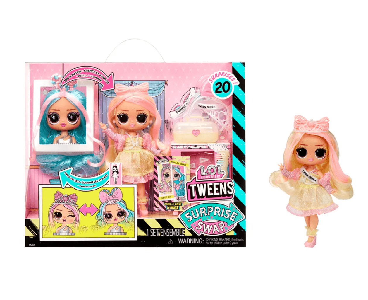 Muñeca Lol Surprise Tweens Swap - Braids 2 Waves Winnie