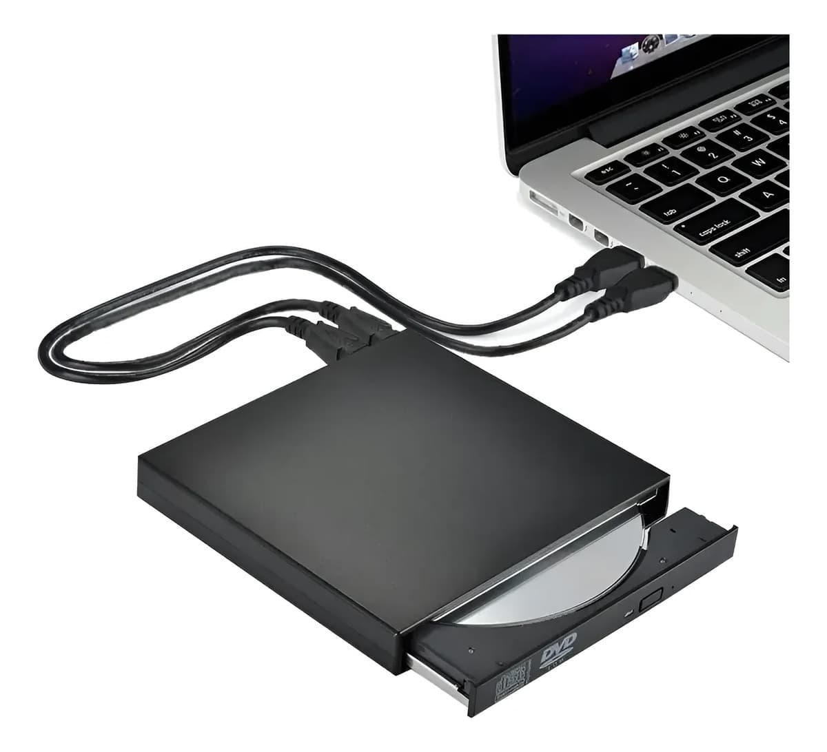 Unidad Dvd Externa 2.0 Quemador Ultra Slim Usb Cd Rewritable