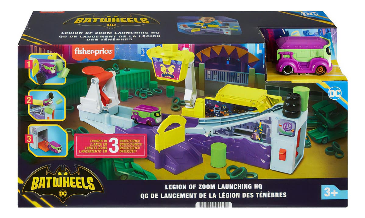 Mattel Fisher-price Pista Legion Of Zoom Bat Wheels