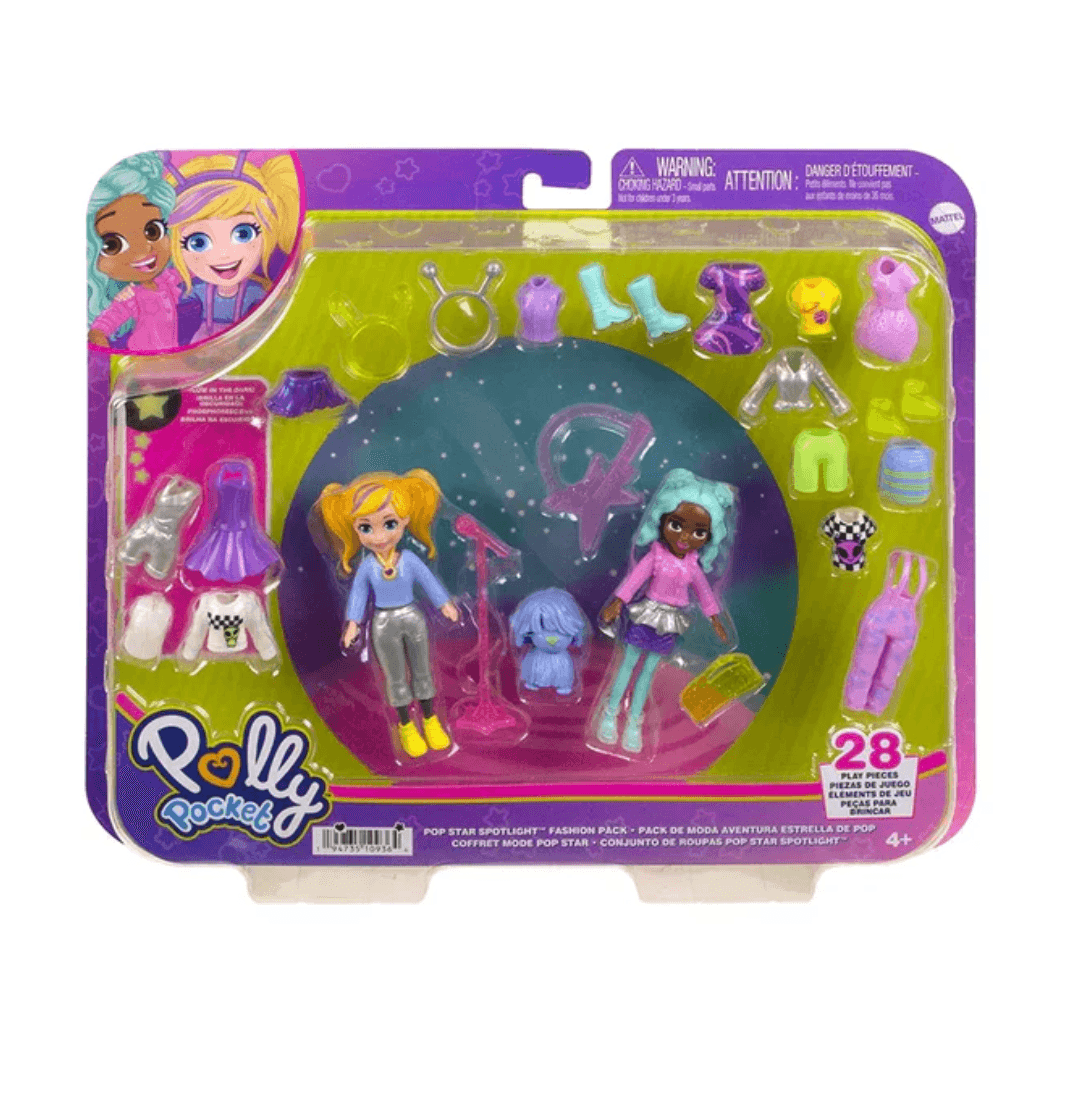 Set de Polly Pocket Estrellas de Pop HNF51 De Mattel