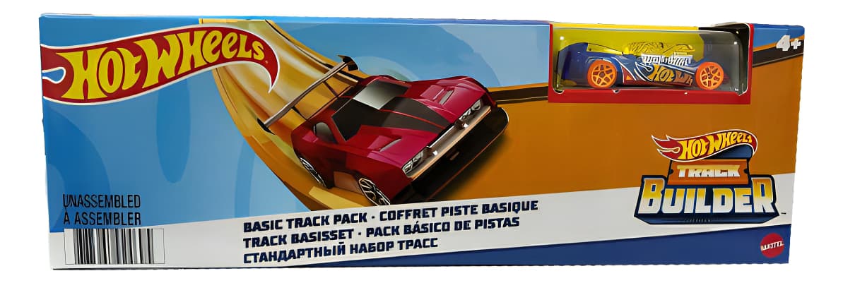 Conjunto De Pistas Hot Wheels Track Builder Unlimited Basic - Naranja
