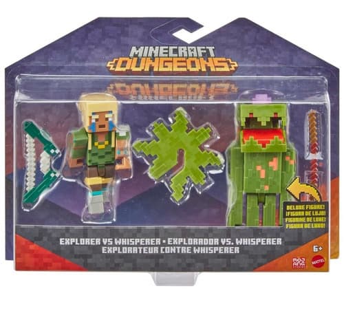 Set Minecraft Explorador Vs Whisperer Gtt53 De Mattel
