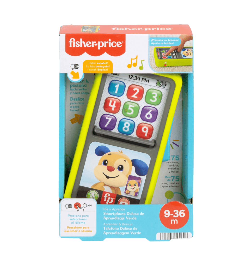 Celular de Juguete Smartphone De Aprendizaje Verde - Fisher Price