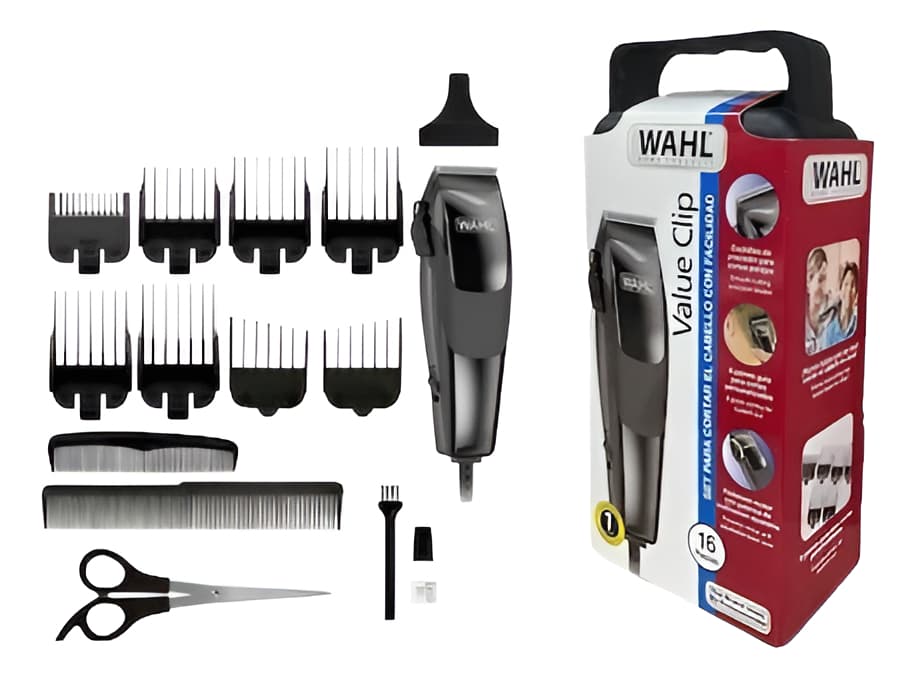 Maquina Wahl Value Clip Cortadora Kit 16 Piezas