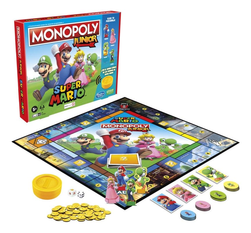 Juego De Mesa Monopoly Junior Edicion Super Mario De Hasbro