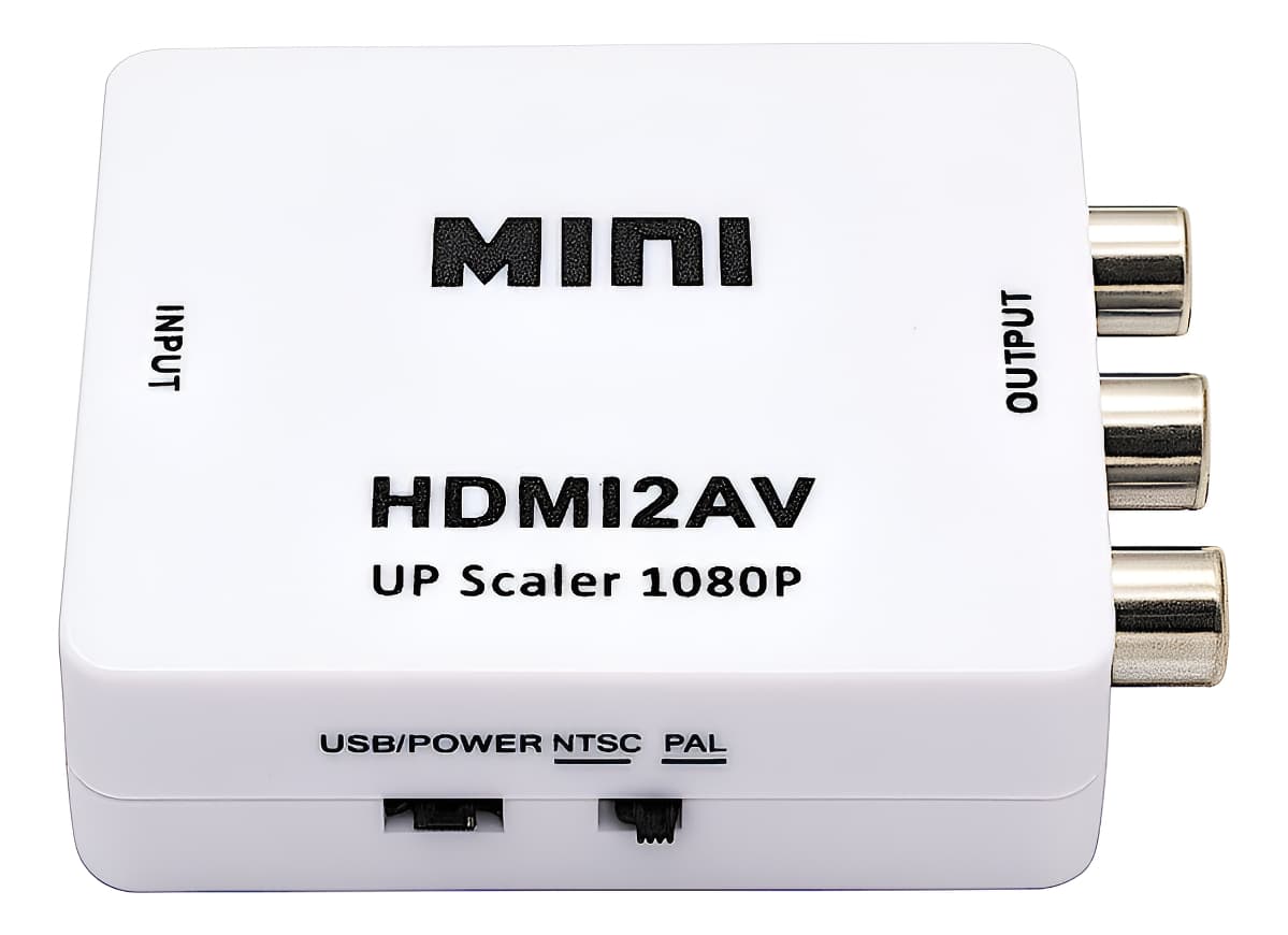 Adaptador Convertidor Hdmi A Rca / Av Tv Box A Televisor Crt