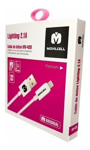 Cable De Carga Para iPhone Usb A Lightning 2.1a Premium