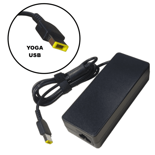 Cargador Lenovo portátil 20v 4.5a 90w Yoga/usb
