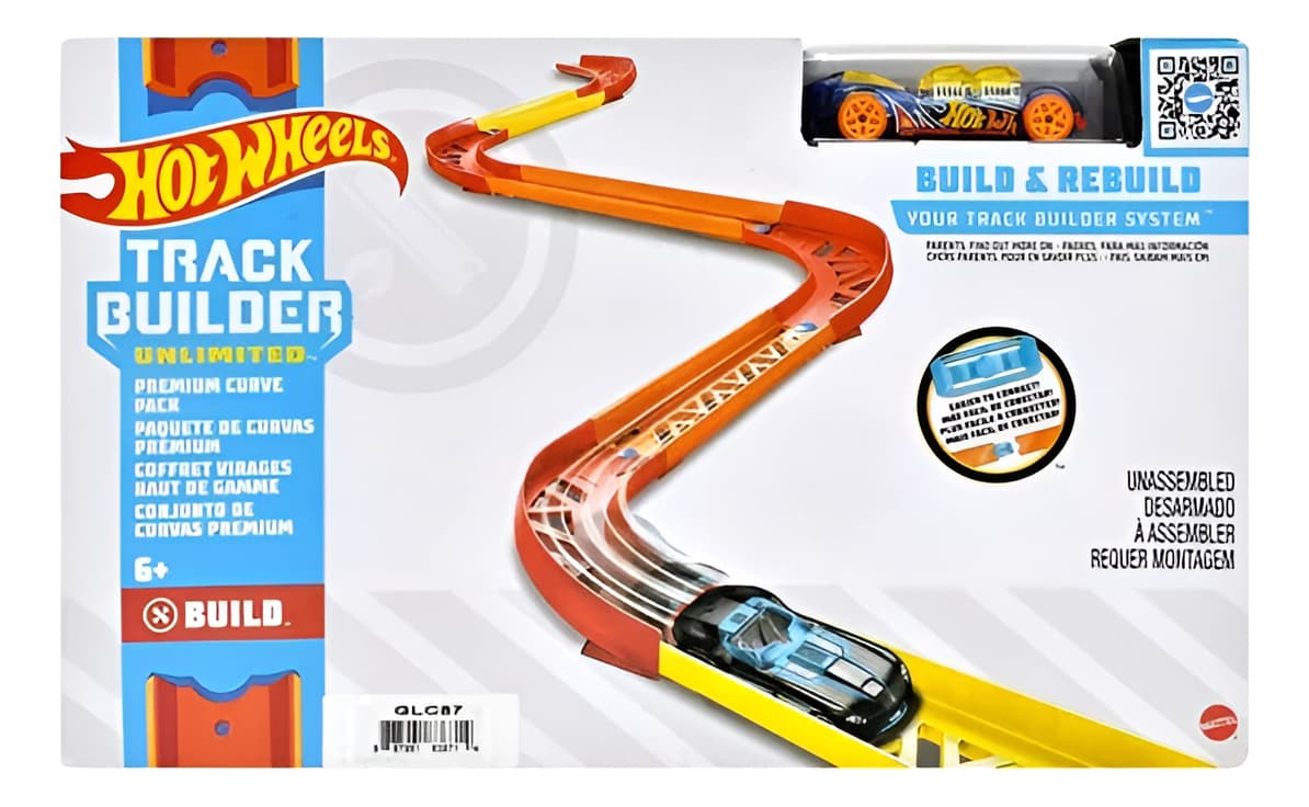 Set De Hot Wheels Conjunto De Curvas Premium Glc88 De Mattel