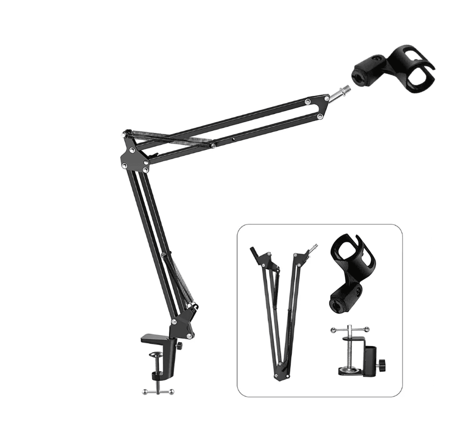 Soporte Micrófono Para Escritorio Con Brazo Ajustable