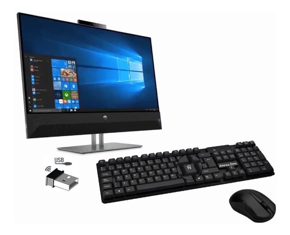 Combo Teclado + Mouse Inalámbrico En Español Ñ Receptor Usb