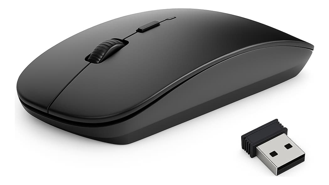 Mouse Inalámbrico Ultra Delgado 2.4ghz Portátil