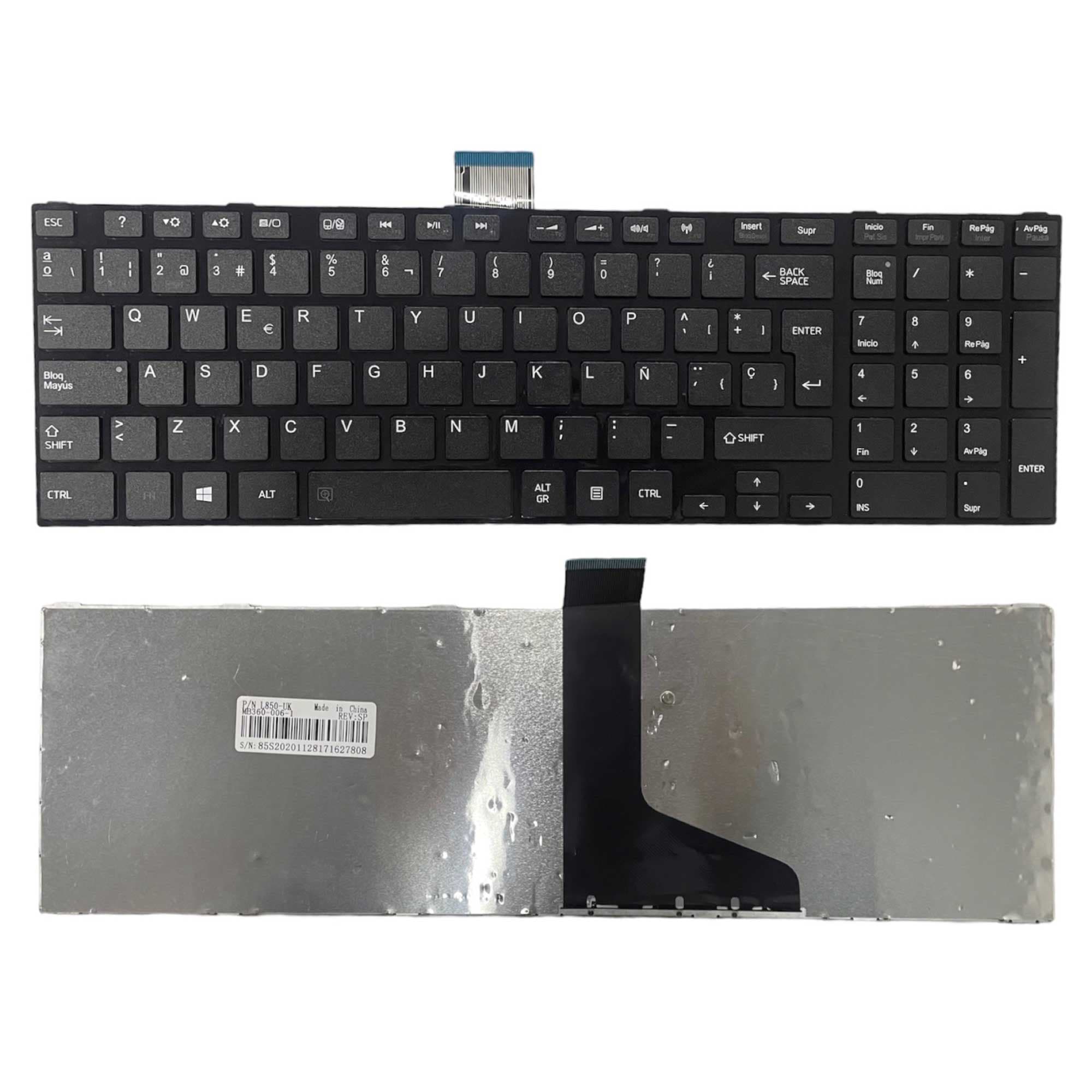 Teclado Para Portátil Toshiba L850 C850 C855 L855 C870 C875 Español