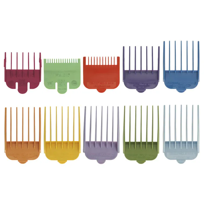 Kit De Peines Wahl Clipper Guide Colores 10 Piezas 03173-600