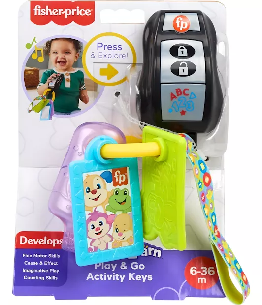 Llavero Rie y Aprende De Fisher Price Hwy39