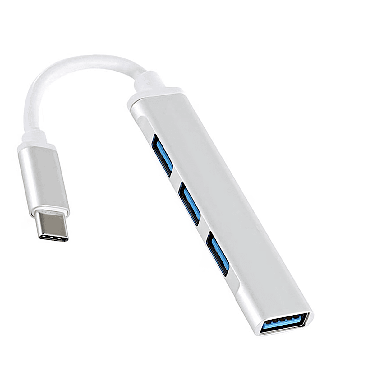 Hub Adaptador Multipuerto Tipo C A Usb 4 Puertos 2.0 3.0