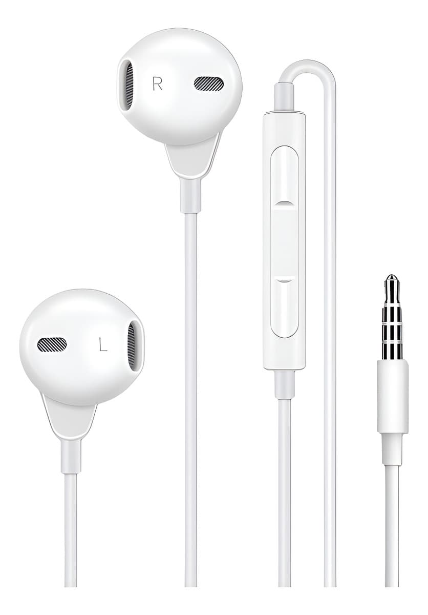 Audífonos Manos Libres Para iPhone 5 6 6s 7 iPod Plug 3.5mm
