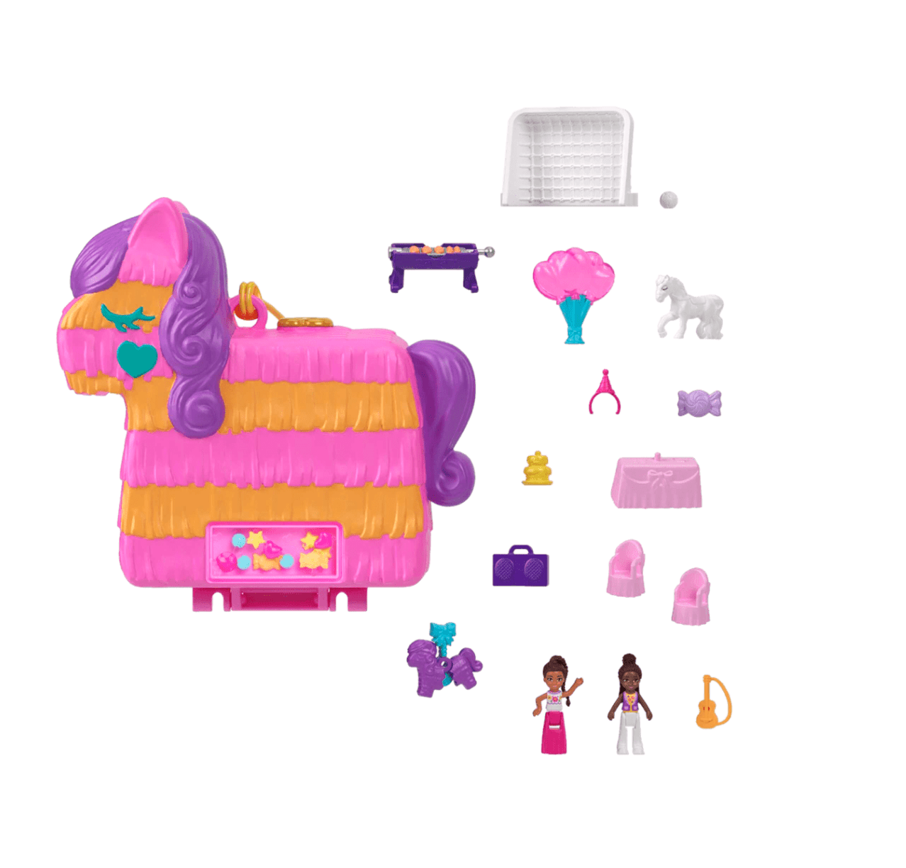 Set de Polly Pocket Juego Fiesta de Piñata HKV32