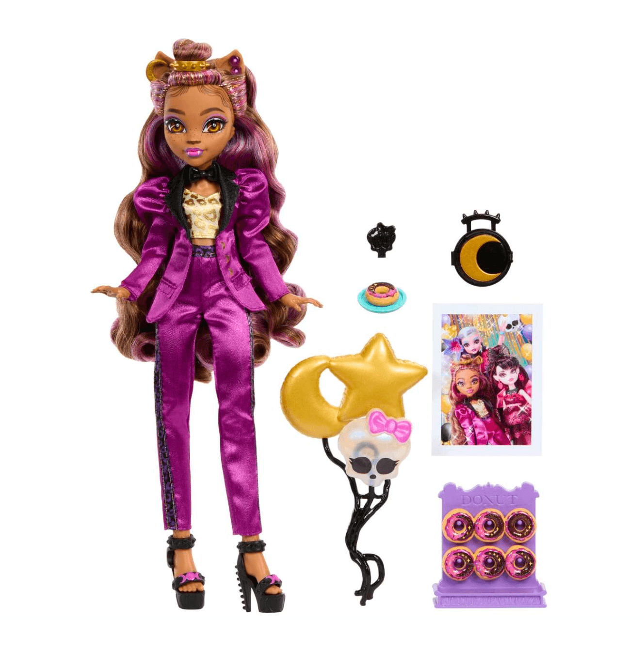 Set De Monster High Muñeca Baile Monstruoso Clawdeen