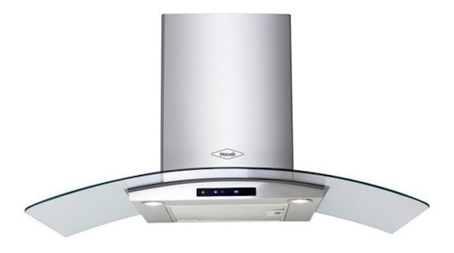 Campana Península Inox 90 Cm 4 Velocidades Haceb Gris 120v