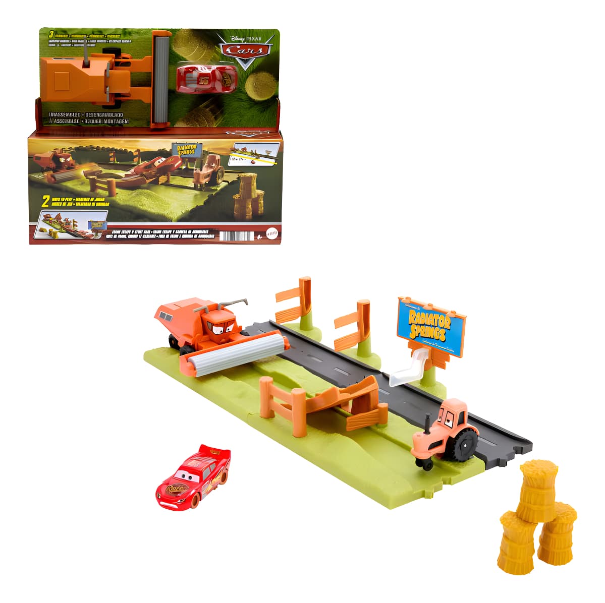 Set De Juego Cars Frank Escape Carrera De Acrobacias Mattel