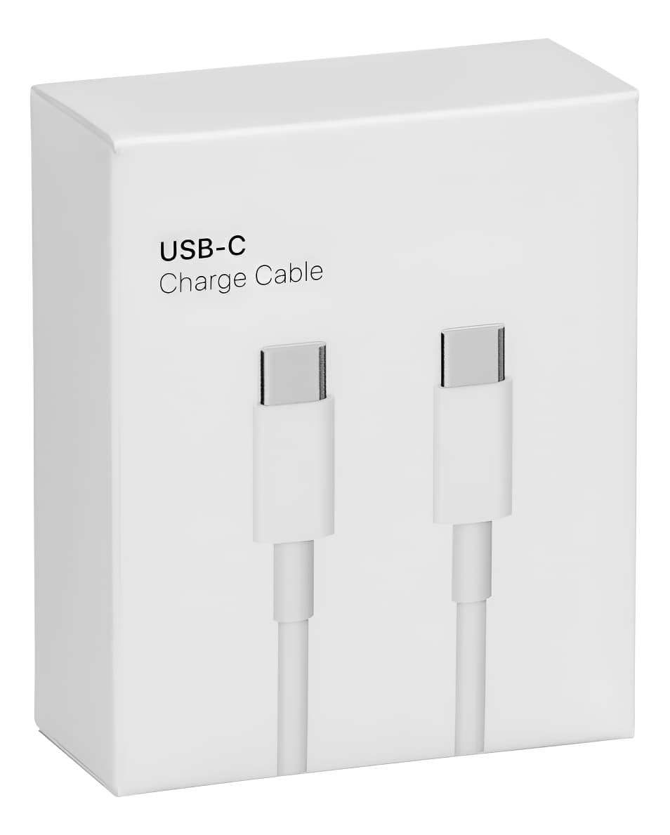 Cable Para Cargador Macbook Tipo C Usb-c A Usb-c (2m) Blanco