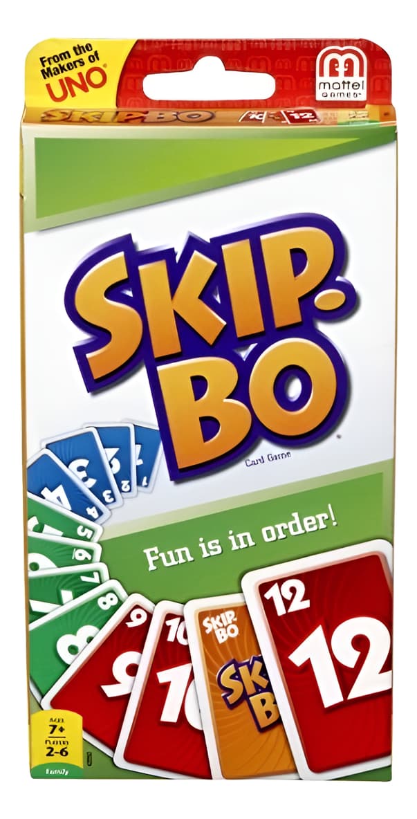 Juego De Mesa Mattel Juego De Cartas Skip-bo 42050