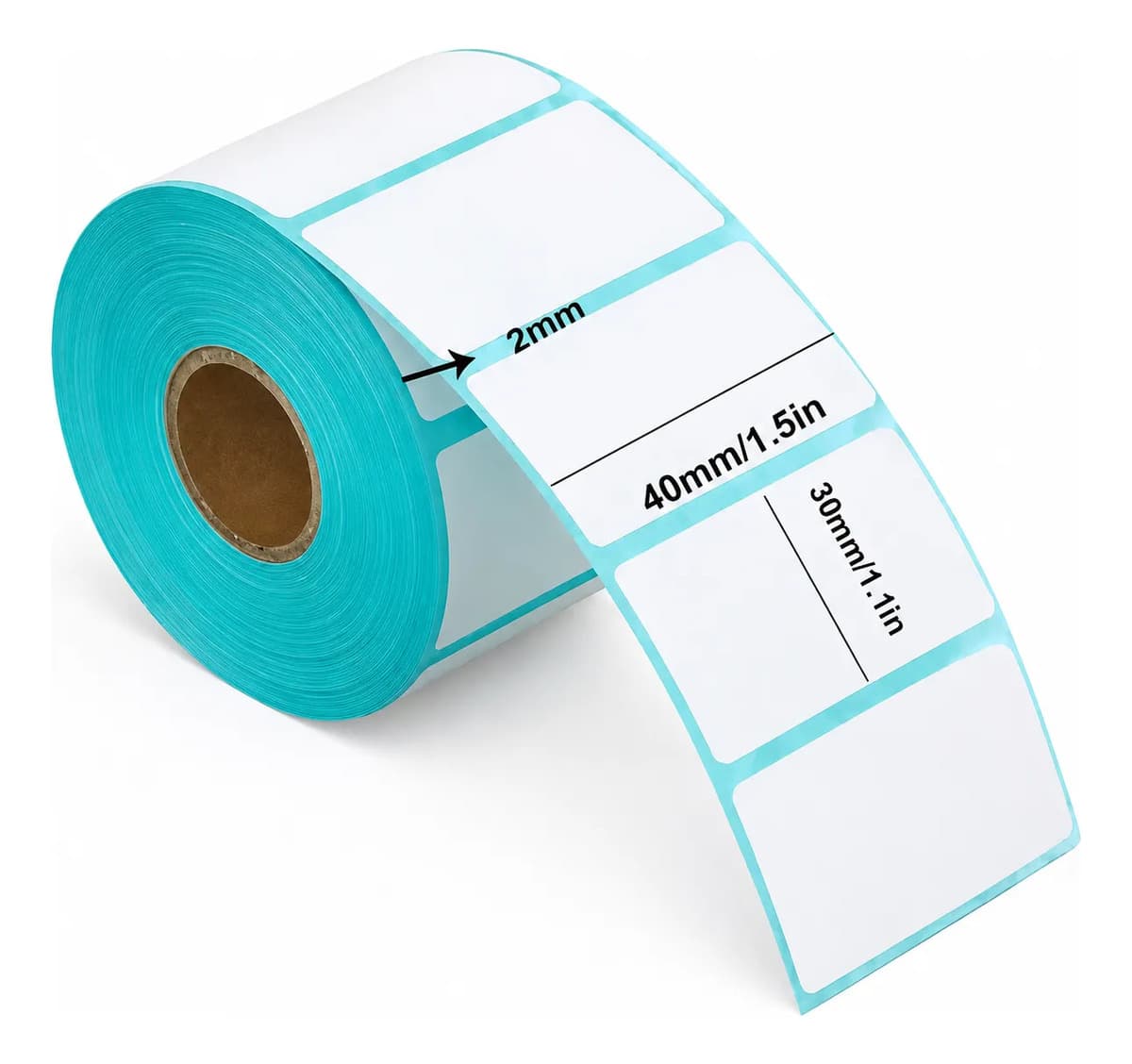 Rollo De Etiquetas Térmicas Adhesivas 40x30mm - 160 Unidades