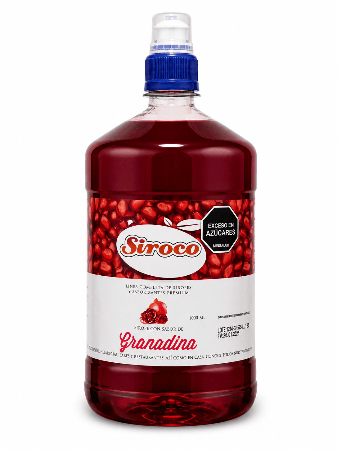 Jarabe De Granadina 1 Litro Sirope