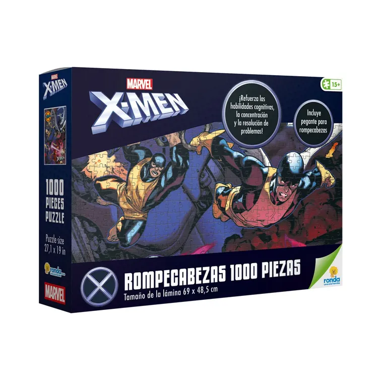 Rompecabezas Ronda X-men X 1000 Piezas