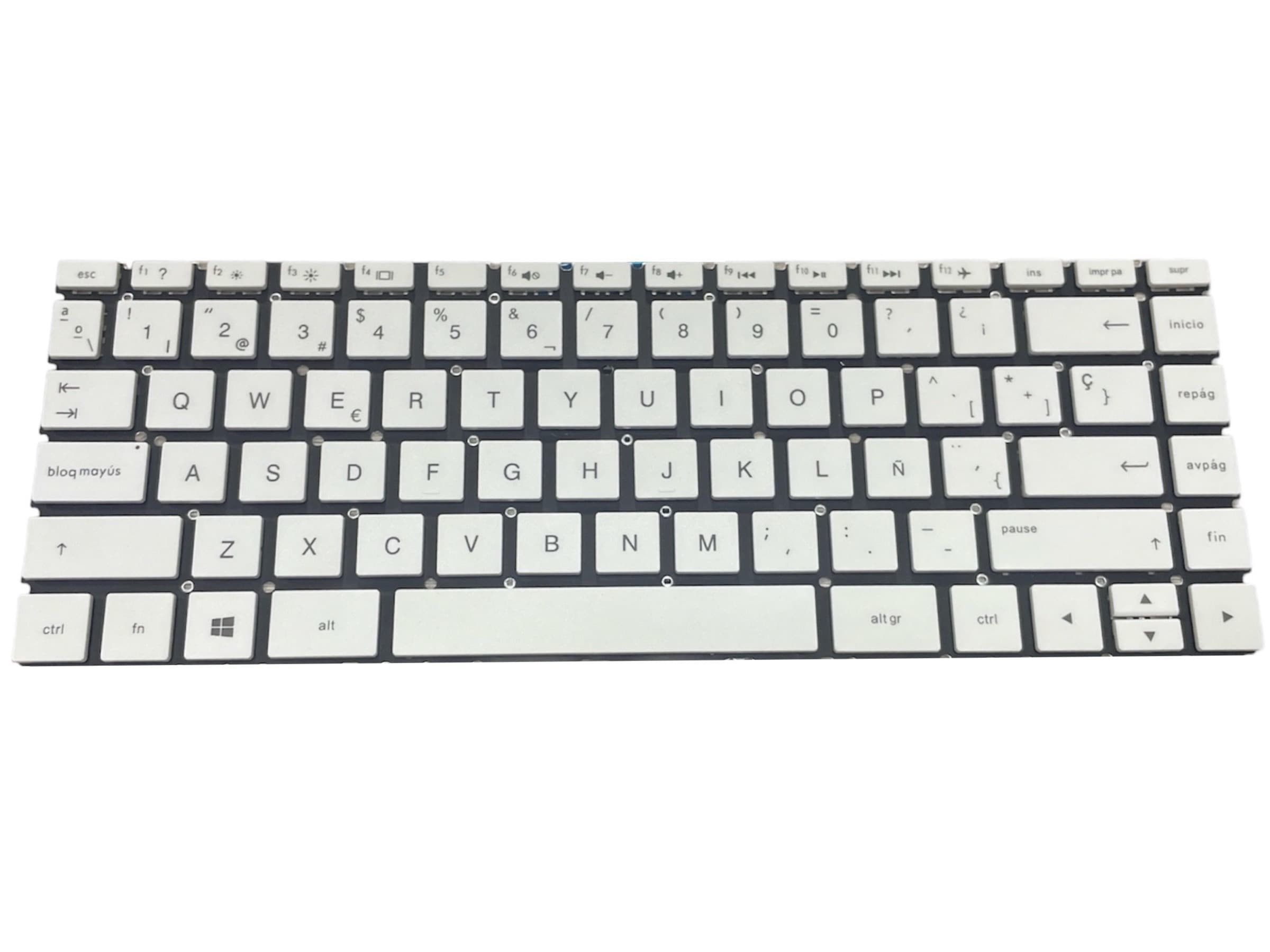 Teclado Hp Portátil 14-bs 14-bs006la 14-bs007la 14-bs008la Blanco Español
