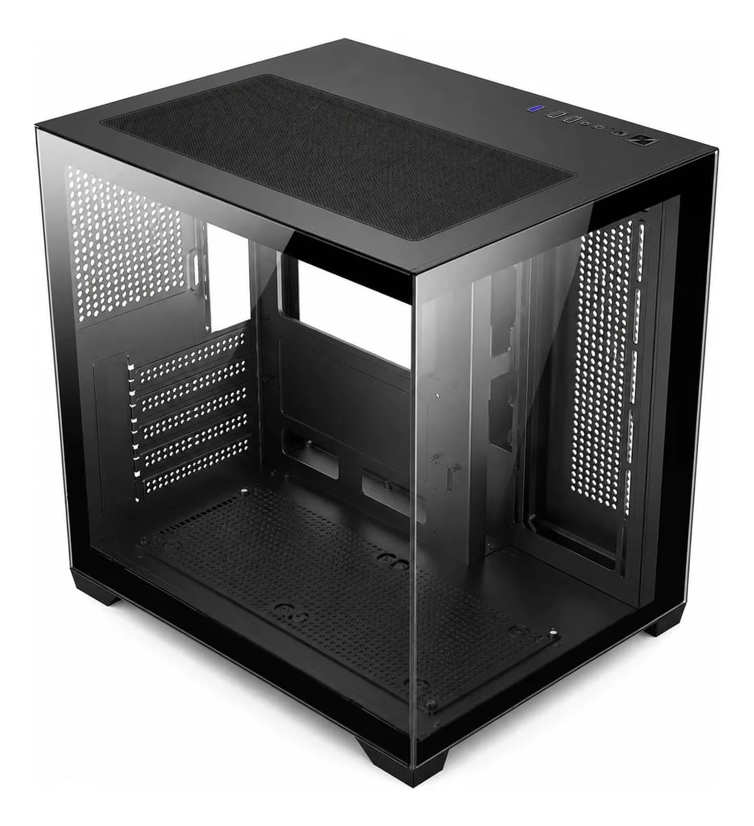 Caja Gamer S01 Panorámica Micro-ATX Mini-ITX Vidrio Templado