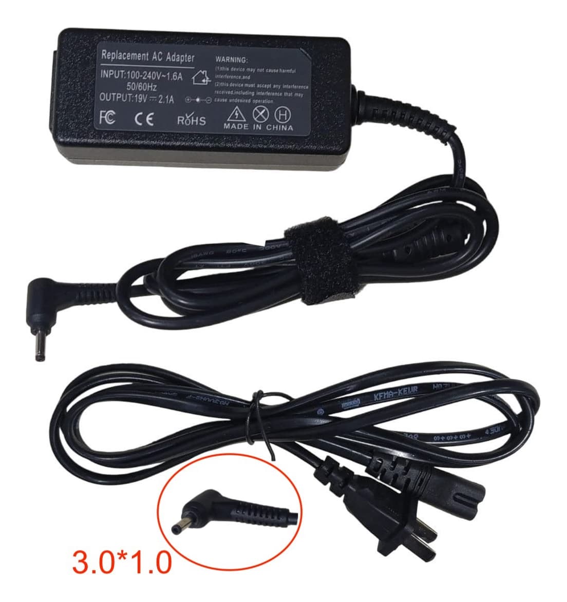Cargador Para Samsung 19v 2.1a 40w 3.0x1.0 P/fina