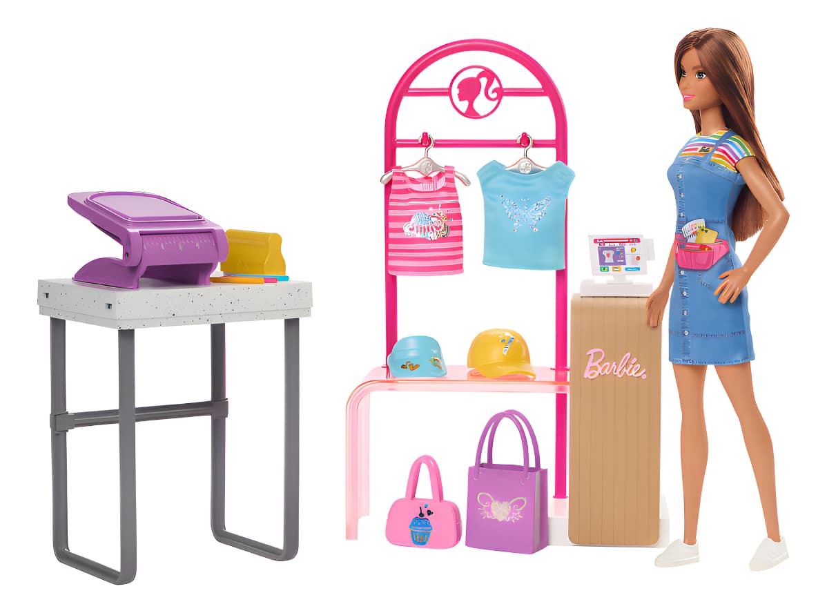 Set De Barbie Profesiones Diseñadora De Moda - Mattel