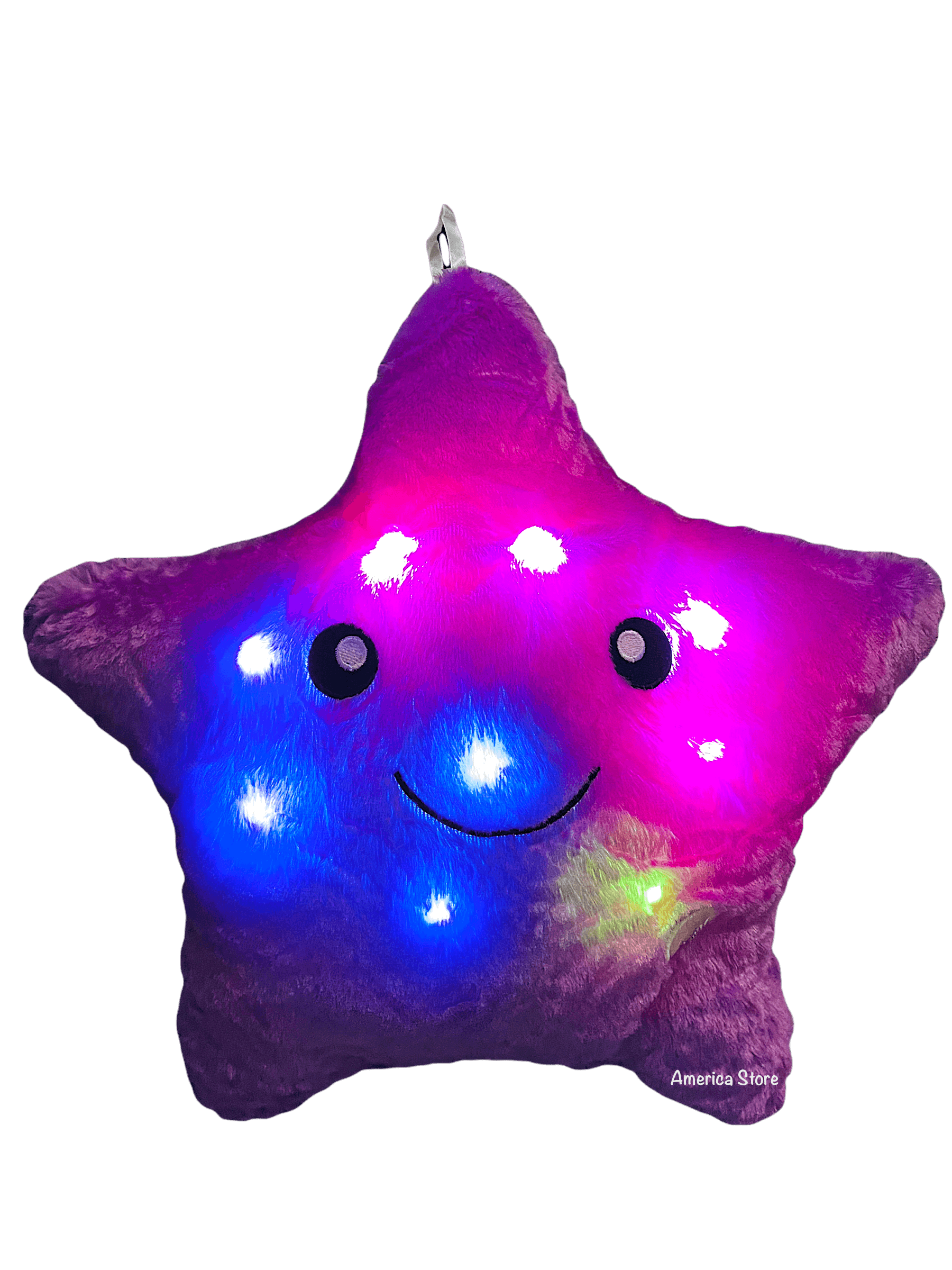 Peluche Almohada Luminosa Cojín De Luces De Colores
