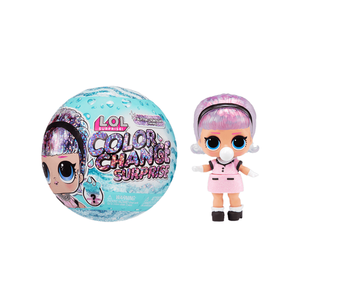 Set De Muñeca Surprise Lol Color Change Glitter 585299euc