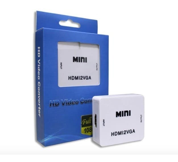 Convertidor Hdmi A Vga Tv Monitor Portátiles Pc + Audio