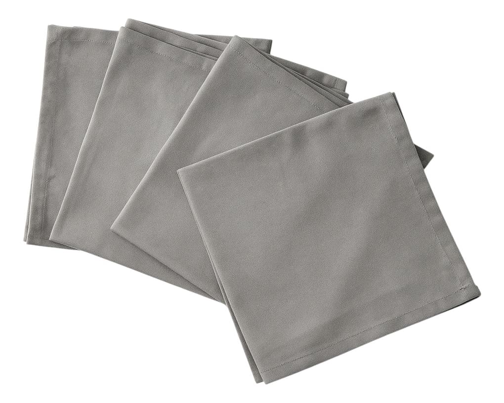 Set x 4 Servilletas K-LINE 40 x 40 cm Gris/Azul